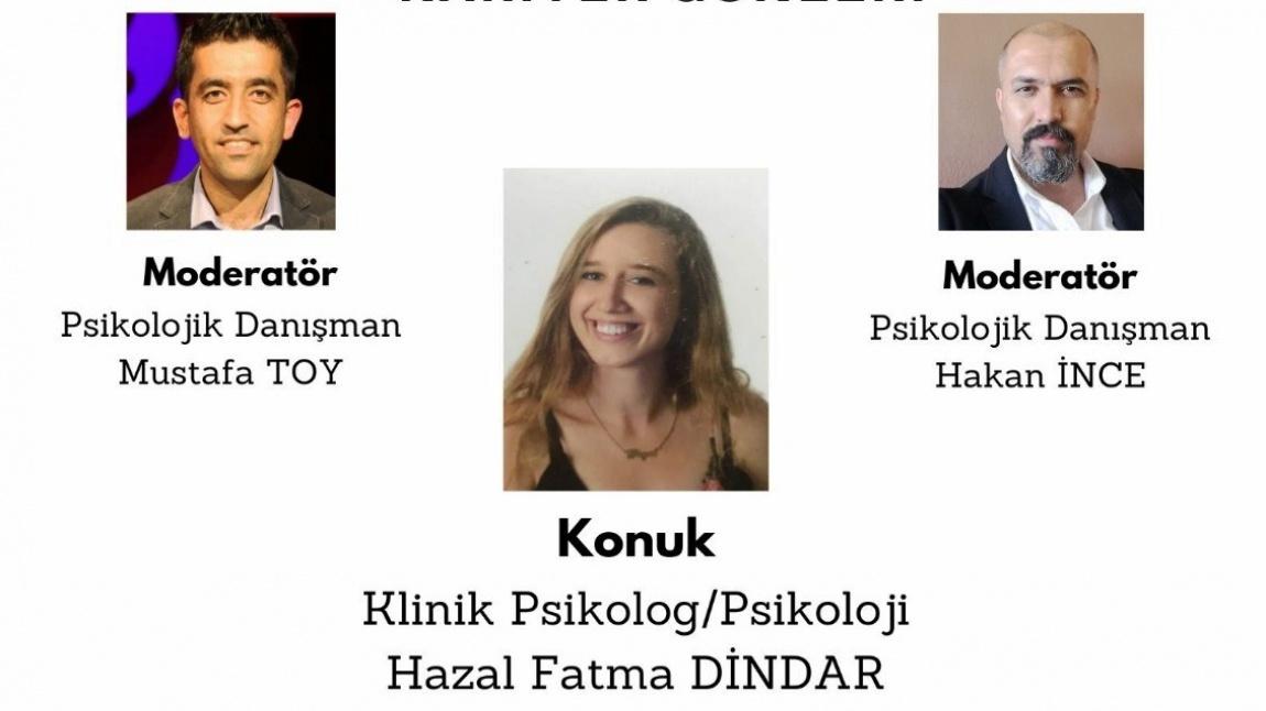 psikloji egitimi ve klinik psikoloji alani uzerine yapilacak olan canli yayinimiz ceyhan ticaret borsasi sosyal bilimler lisesi